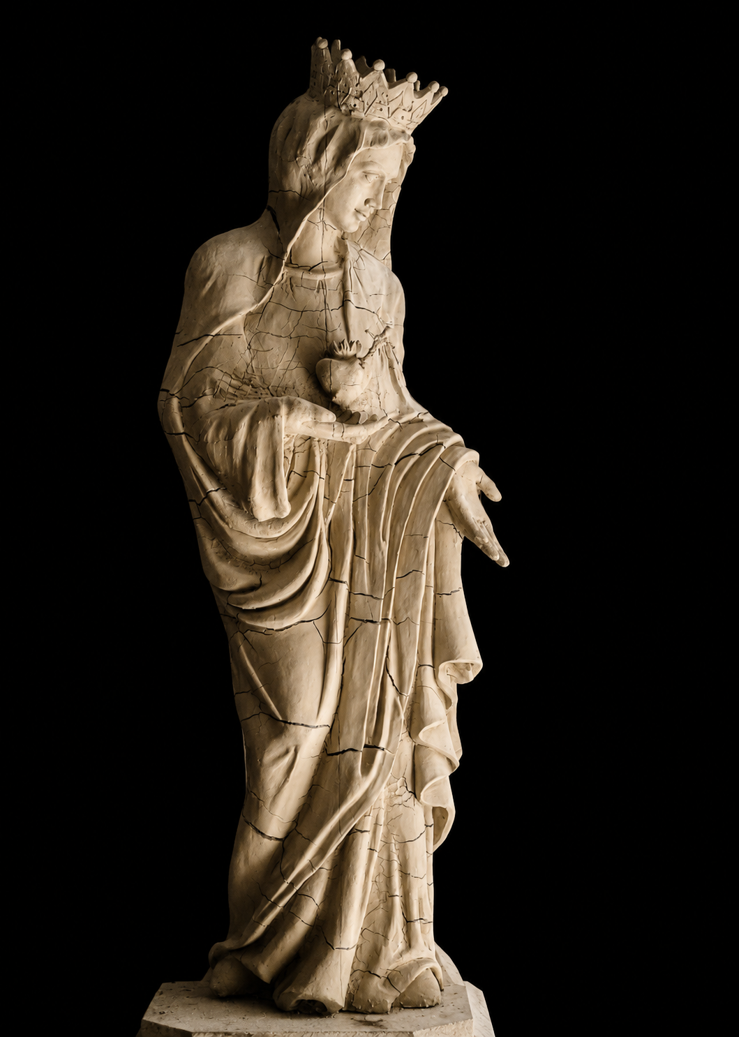 Modelage d’étude de la Vierge d’adoration